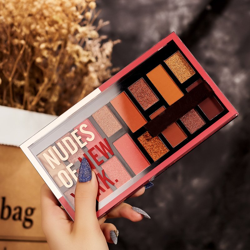 16 Color Warm Tone Matte Shimmer Eyeshadow Palette 2